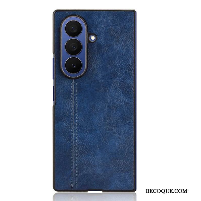 Kuori Samsung Galaxy Z Fold 7 Nahkakuvioinen Couture-malli