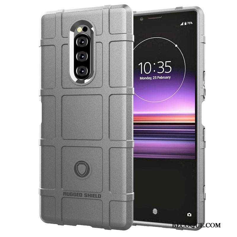 Kuori Sony Xperia 1 Laukut Puhelimen Kuoret Murtumaton, Kotelo Sony Xperia 1 Silikoni Paksut Pesty Suede