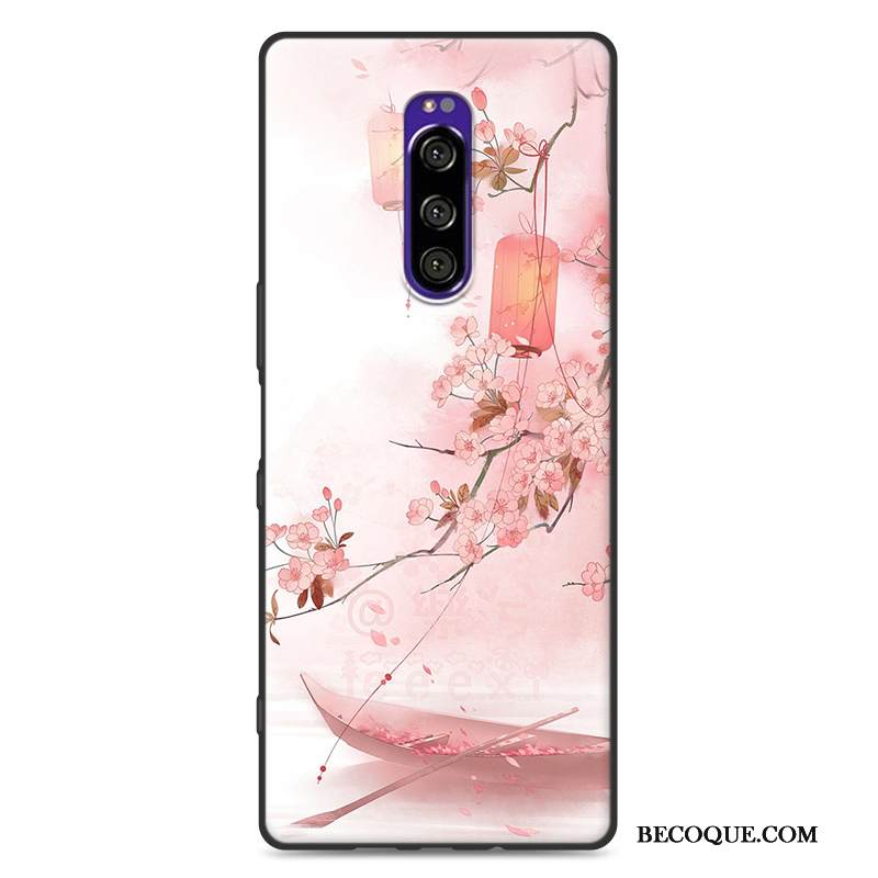 Kuori Sony Xperia 1 Suojaus Kiinalainen Tyyli Tuuli, Kotelo Sony Xperia 1 Silikoni Puhelimen Kuoret Jauhe