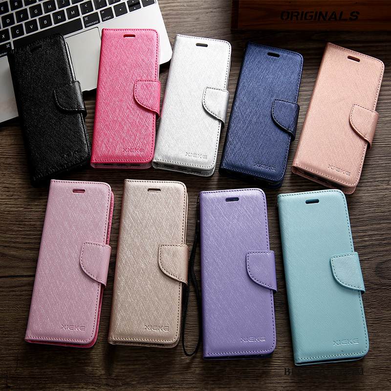 Kuori Sony Xperia 10 Ii Silkki Kuukausi Musta, Kotelo Sony Xperia 10 Ii Nahka Puhelimen Kuoret Kukkakuvio