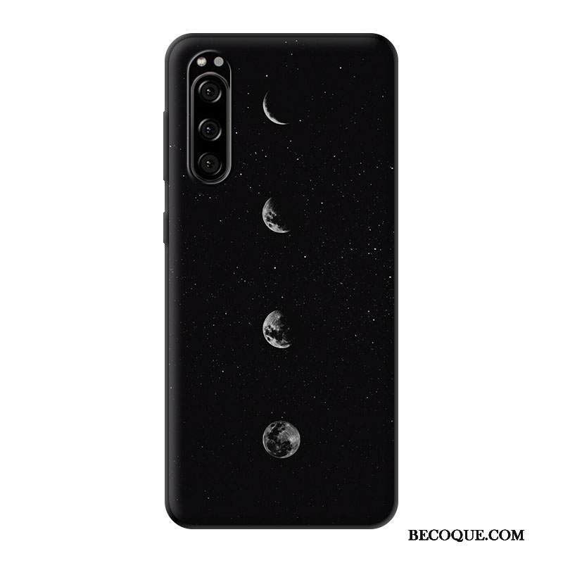 Kuori Sony Xperia 5 Silikoni Yksinkertainen Planeetta, Kotelo Sony Xperia 5 Luova Persoonallisuus Puhelimen Kuoret