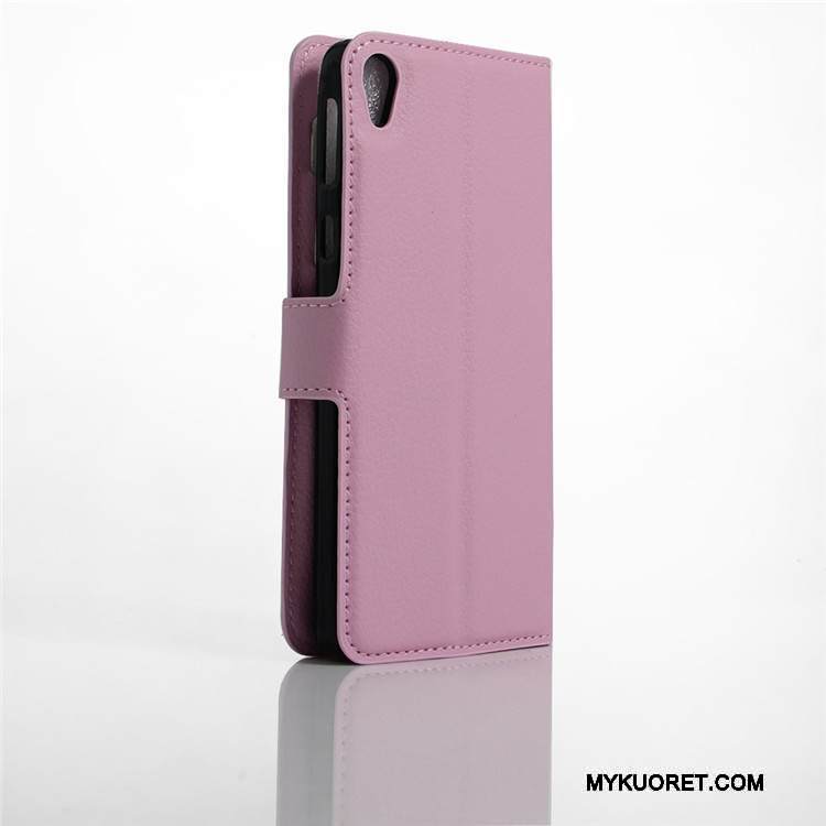 Kuori Sony Xperia E5 Nahka Violetti Vaalean, Kotelo Sony Xperia E5 Kuoret Puhelimen Kuoret