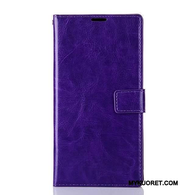 Kuori Sony Xperia T2 Nahka Sininen Puhelimen Kuoret, Kotelo Sony Xperia T2 Suojaus