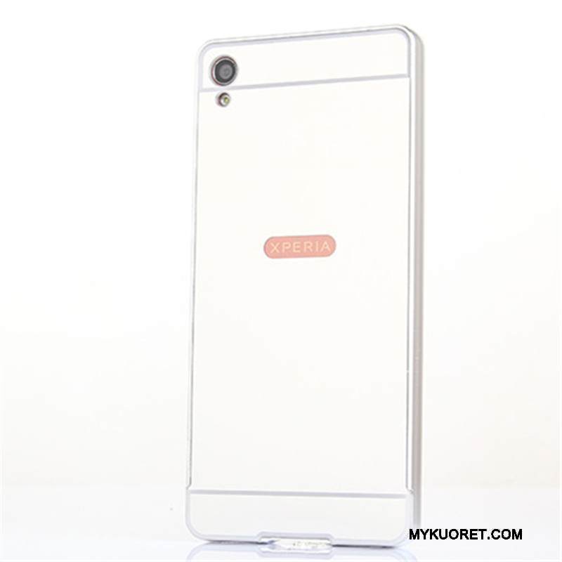 Kuori Sony Xperia Xa Metalli Kehys Valkoinen, Kotelo Sony Xperia Xa Suojaus Puhelimen Kuoret