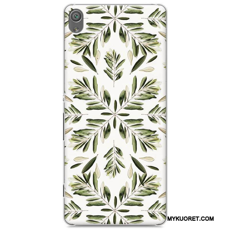 Kuori Sony Xperia Xa Sarjakuva Kova Puhelimen Kuoret, Kotelo Sony Xperia Xa Suojaus Trendi Vihreä