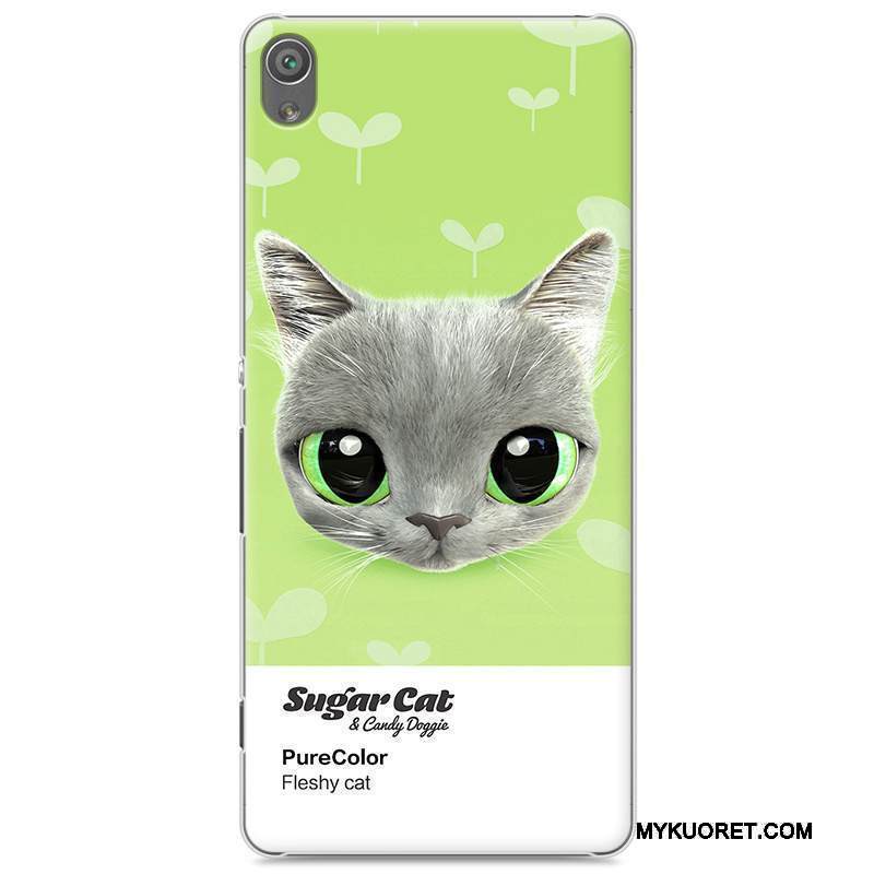 Kuori Sony Xperia Xa Sarjakuva Vihreä Puhelimen Kuoret, Kotelo Sony Xperia Xa Maalaus Ihana