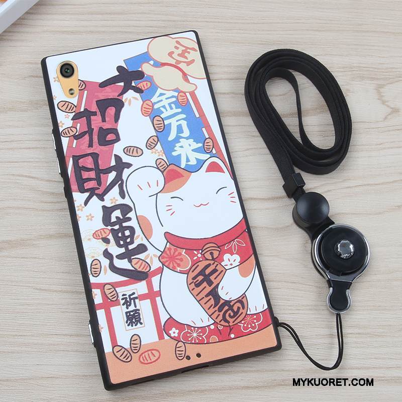 Kuori Sony Xperia Xa1 Monivärinen Puhelimen Kuoret Murtumaton, Kotelo Sony Xperia Xa1 Silikoni Ripustettavat Koristeet