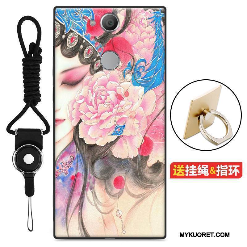 Kuori Sony Xperia Xa2 Laukut Murtumaton Puhelimen Kuoret, Kotelo Sony Xperia Xa2 Sarjakuva Trendi