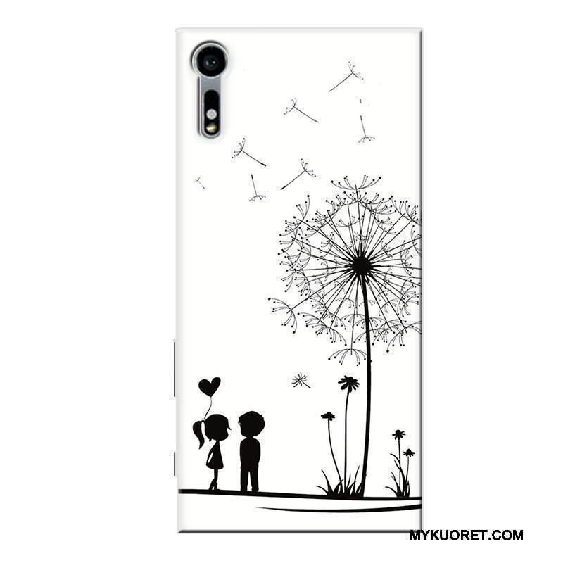 Kuori Sony Xperia Xz Pehmeä Neste Valkoinen Puhelimen Kuoret, Kotelo Sony Xperia Xz Sarjakuva Malli Muokata