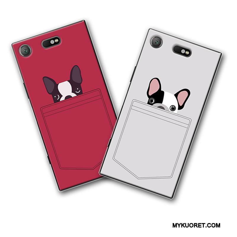 Kuori Sony Xperia Xz1 Compact Laukut Vaalean Punainen, Kotelo Sony Xperia Xz1 Compact Silikoni Persoonallisuus Puhelimen Kuoret