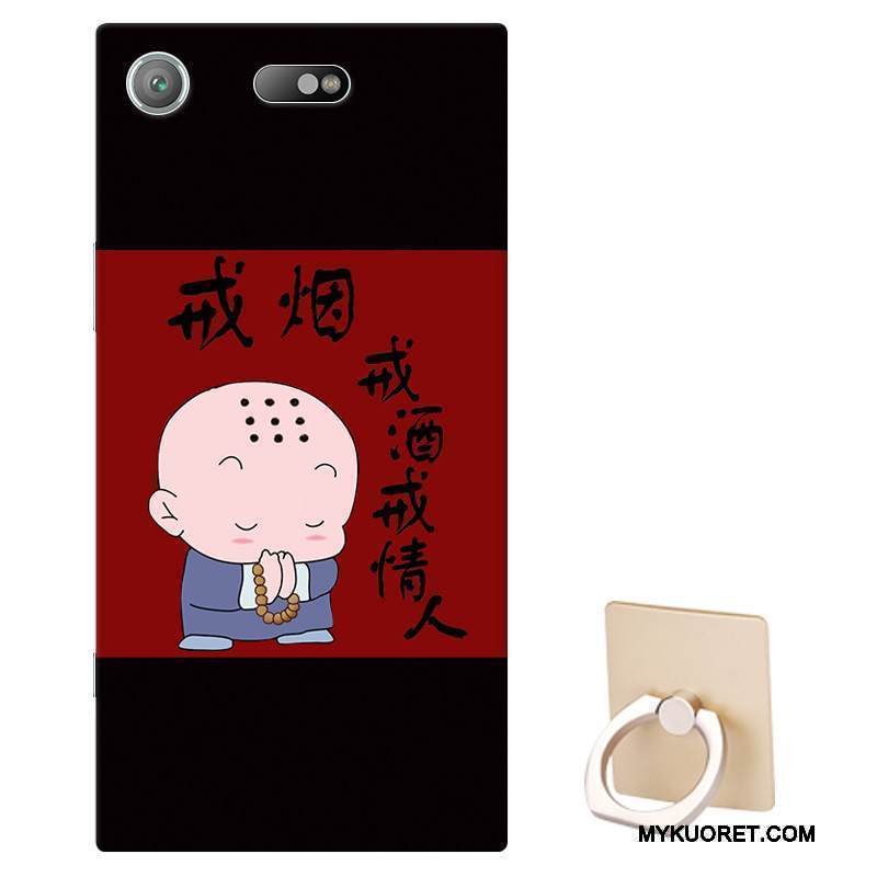 Kuori Sony Xperia Xz1 Compact Tuki Malli Muokata, Kotelo Sony Xperia Xz1 Compact Suojaus Puhelimen Kuoret Punainen