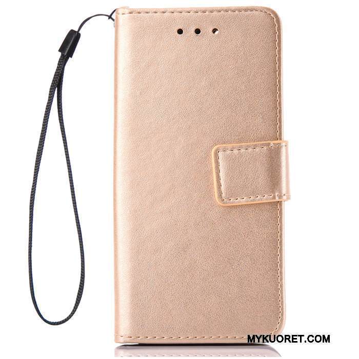 Kuori Sony Xperia Z5 Kuoret Puhelimen Kuoret Murtumaton, Kotelo Sony Xperia Z5 Nahka Kulta