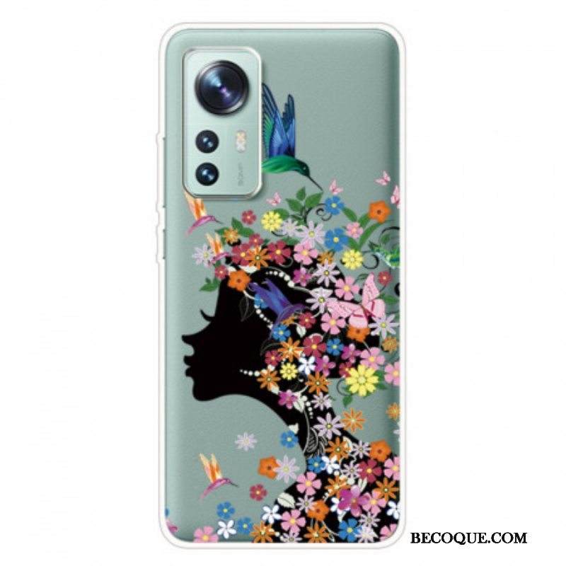 Kuori Xiaomi 12 Pro Silikoninen Kukkapää