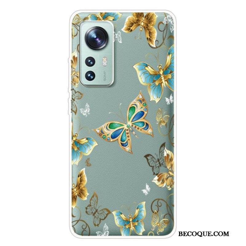 Kuori Xiaomi 12 Pro Silikoniperhoset