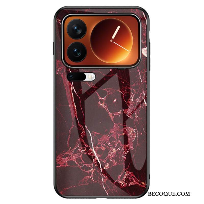 Kuori Xiaomi 17 Pro Karkaistusta Lasista Valmistettu Marmorikuvio