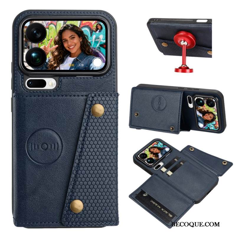 Kuori Xiaomi 17 Pro Max Nahkajäljitelmäkorttikotelo