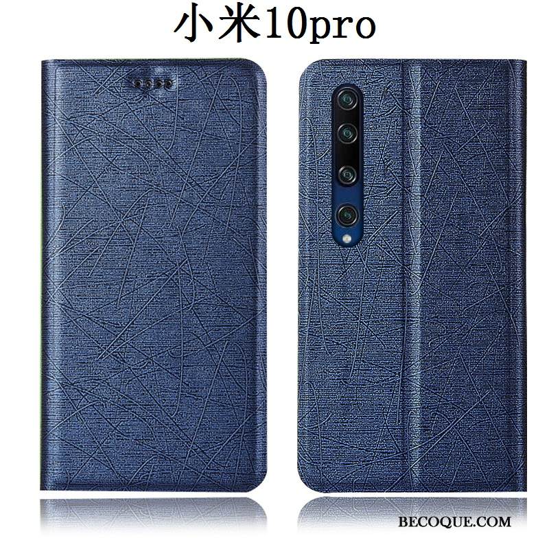 Kuori Xiaomi Mi 10 Pro Suojaus Murtumaton Johdin, Kotelo Xiaomi Mi 10 Pro Laukut Sininen Puhelimen Kuoret