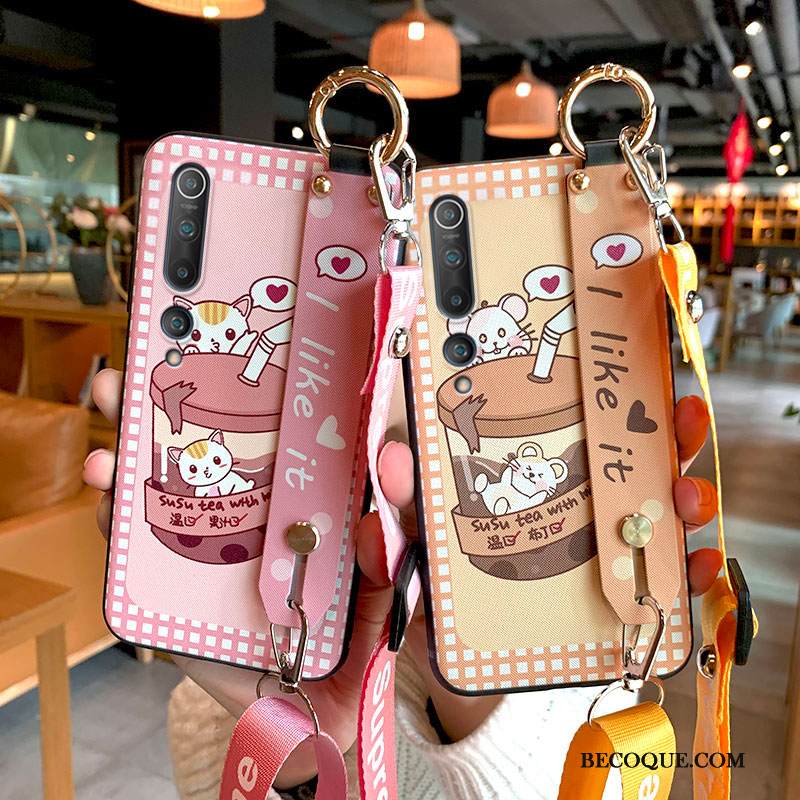 Kuori Xiaomi Mi 10 Sarjakuva Punainen Puhelimen Kuoret, Kotelo Xiaomi Mi 10 Luova Jauhe Pieni