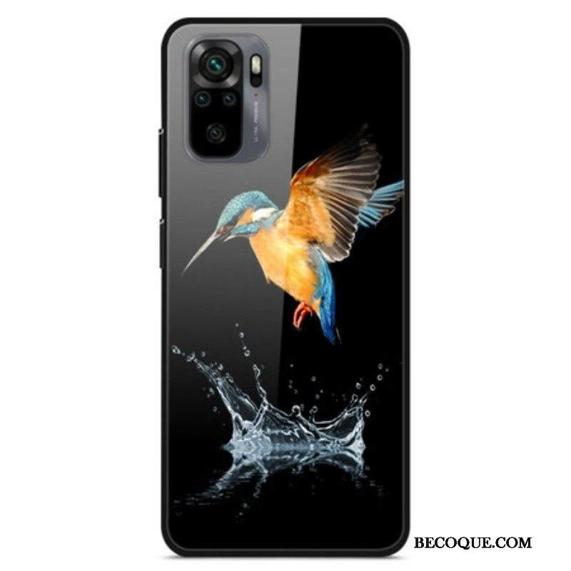 Kuori Xiaomi Redmi Note 10 / 10S Tempered Glass Bird Crown