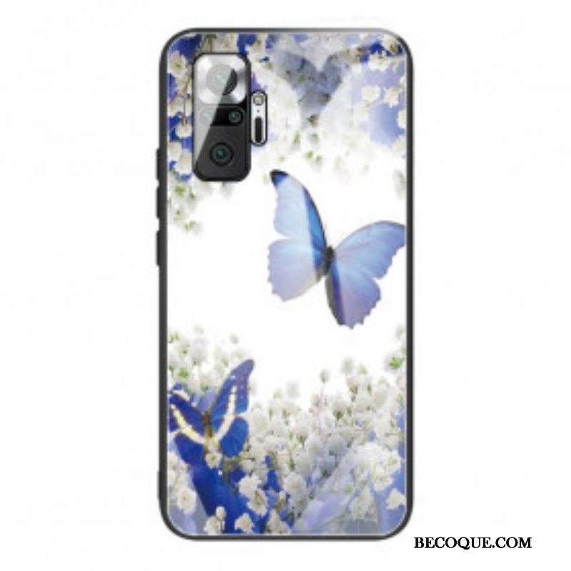 Kuori Xiaomi Redmi Note 10 Pro Butterflies Design Karkaistu Lasi | mykuoret.com Kuori Xiaomi Redmi Note 10 Pro Butterflies Design Karkaistu Lasi