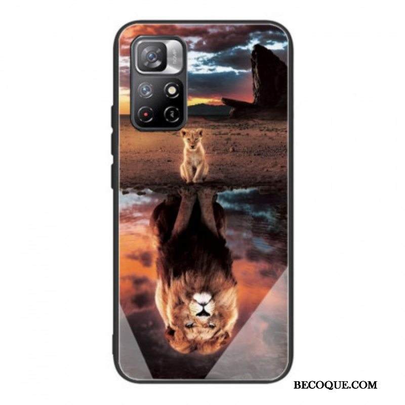 Kuori Xiaomi Redmi Note 11 Pro Plus 5G Lion Cub's Dream Karkaistu Lasi
