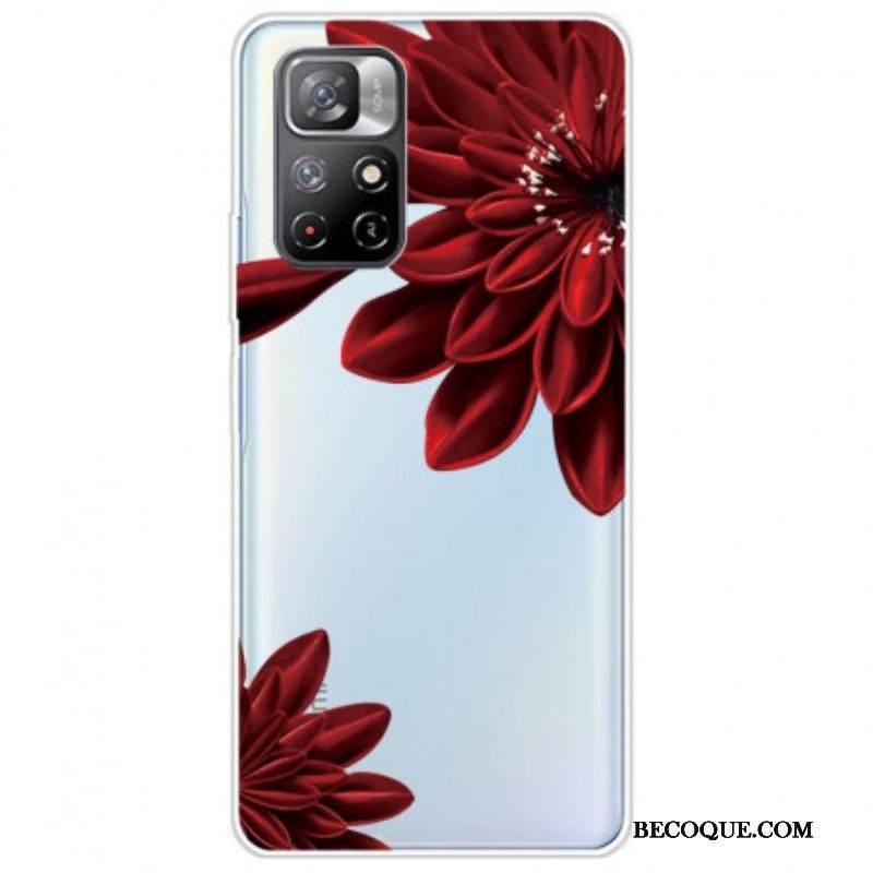 Kuori Xiaomi Redmi Note 11 Pro Plus 5G Punaiset Kukat