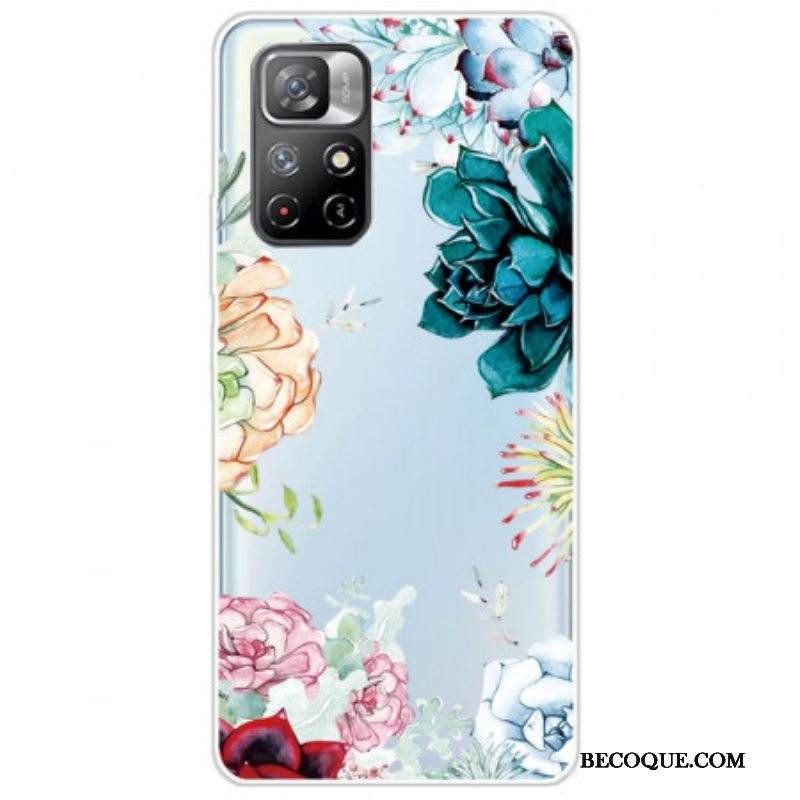 Kuori Xiaomi Redmi Note 11 Pro Plus 5G Saumattomat Akvarellikukat