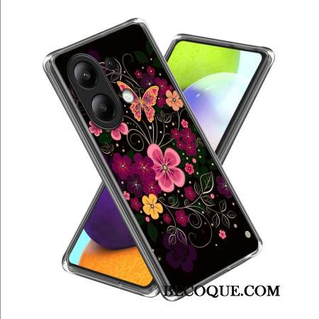 Kuori Xiaomi Redmi Note 13 4g Kukkia Ja Perhosia
