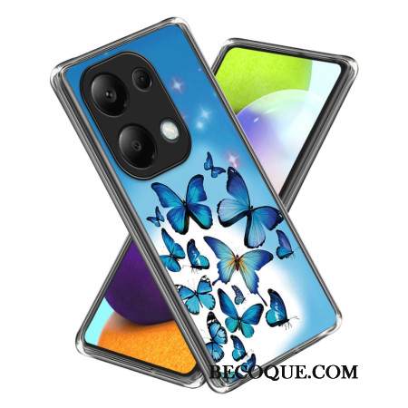 Kuori Xiaomi Redmi Note 13 Pro 4g Sinisiä Perhosia Kuori Xiaomi Redmi Note 13 Pro 4g Sinisiä Perhosia