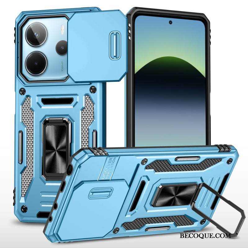 Kuori Xiaomi Redmi Note 14 5g Erittäin Kestävä Jalustalla Ja Linssinsuojalla