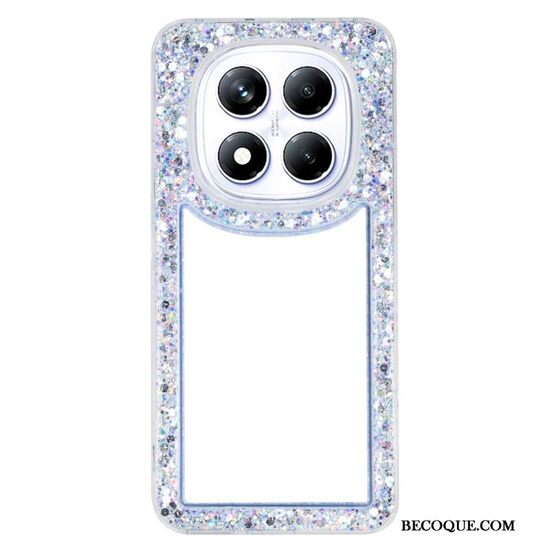 Kuori Xiaomi Redmi Note 14 Pro 4g Läpinäkyvä Kimaltelevilla Reunoilla Suojakuori