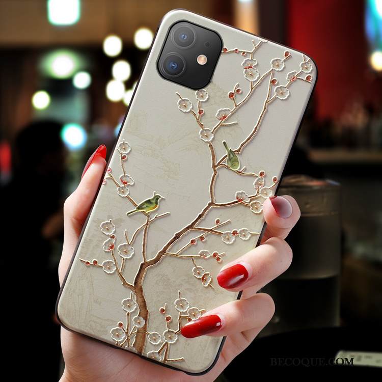 Kuori iPhone 11 Laukut Net Red Ohut, Kotelo iPhone 11 Silikoni Persoonallisuus Ultra