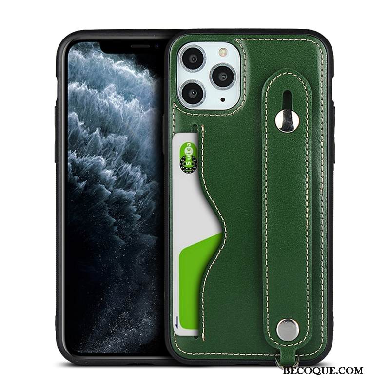 Kuori iPhone 11 Pro Laukut Ylellisyys Murtumaton, Kotelo iPhone 11 Pro Tuki Vihreä Puhelimen Kuoret