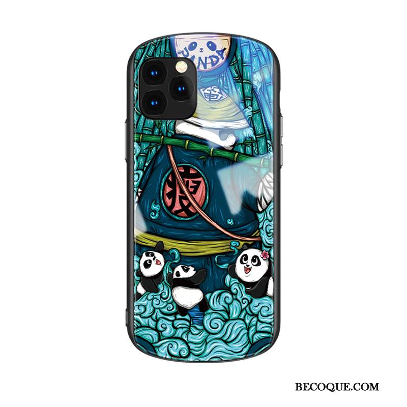 Kuori iPhone 11 Pro Max Laukut Puhelimen Kuoret Lasi, Kotelo iPhone 11 Pro Max Silikoni Sininen Murtumaton