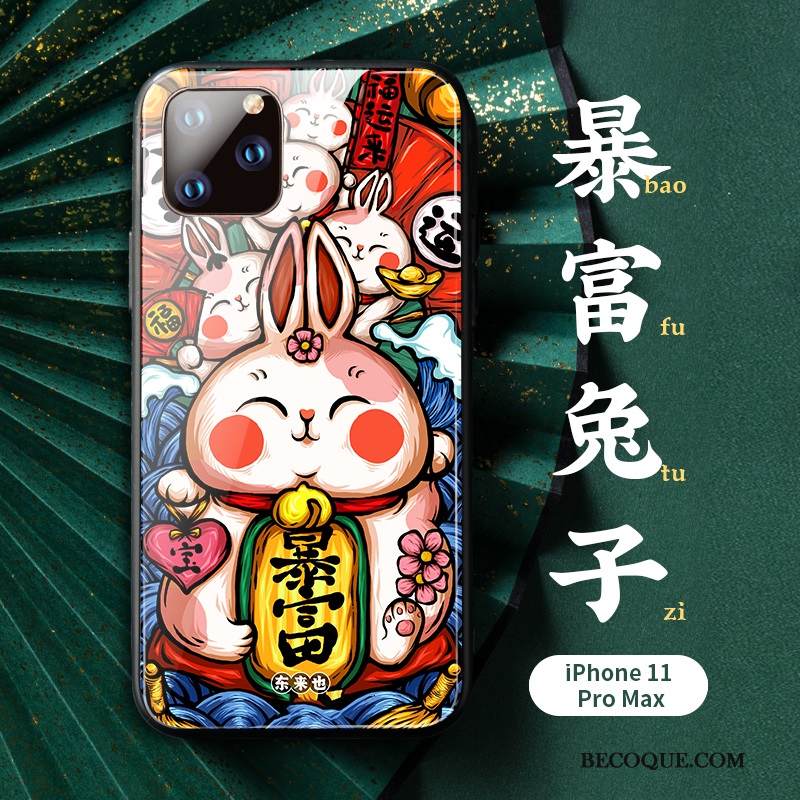 Kuori iPhone 11 Pro Max Luova Lasi Rakastunut, Kotelo iPhone 11 Pro Max Suojaus Punainen Puhelimen Kuoret