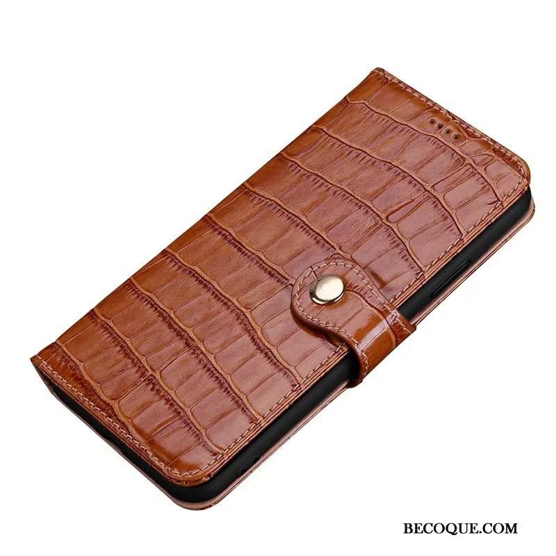 Kuori iPhone 11 Pro Nahka Kukkakuvio Krokotiili, Kotelo iPhone 11 Pro Salkku Puhelimen Kuoret