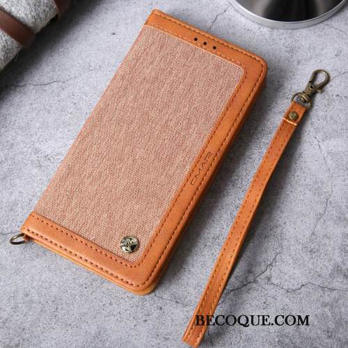 Kuori iPhone 12 Nahka Puhelimen Kuoret Cowboy, Kotelo iPhone 12 Salkku Kortti Murtumaton