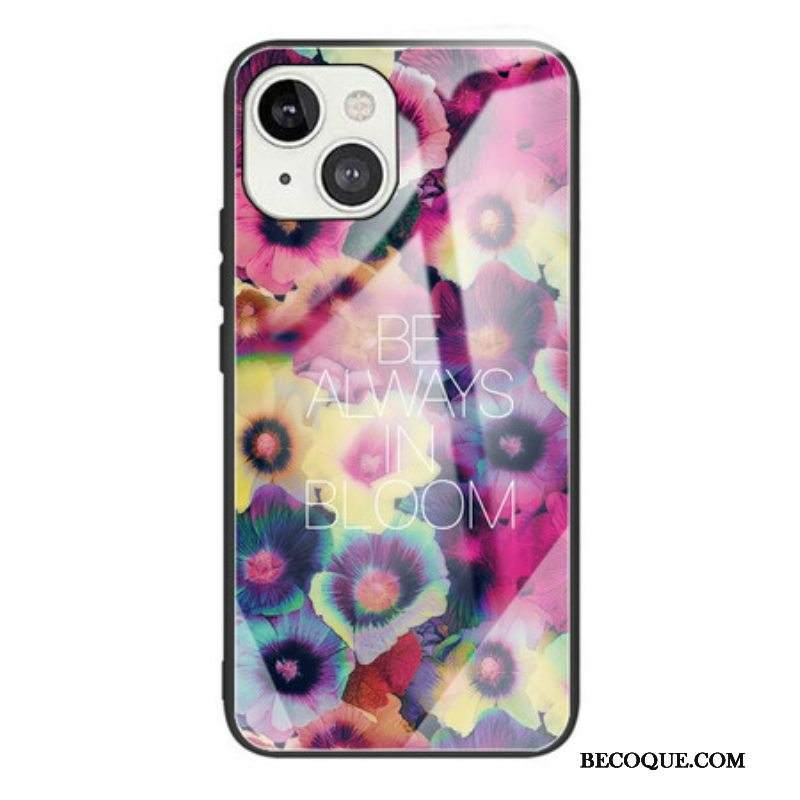 Kuori iPhone 13 Mini Be Always In Bloom Karkaistu Lasi
