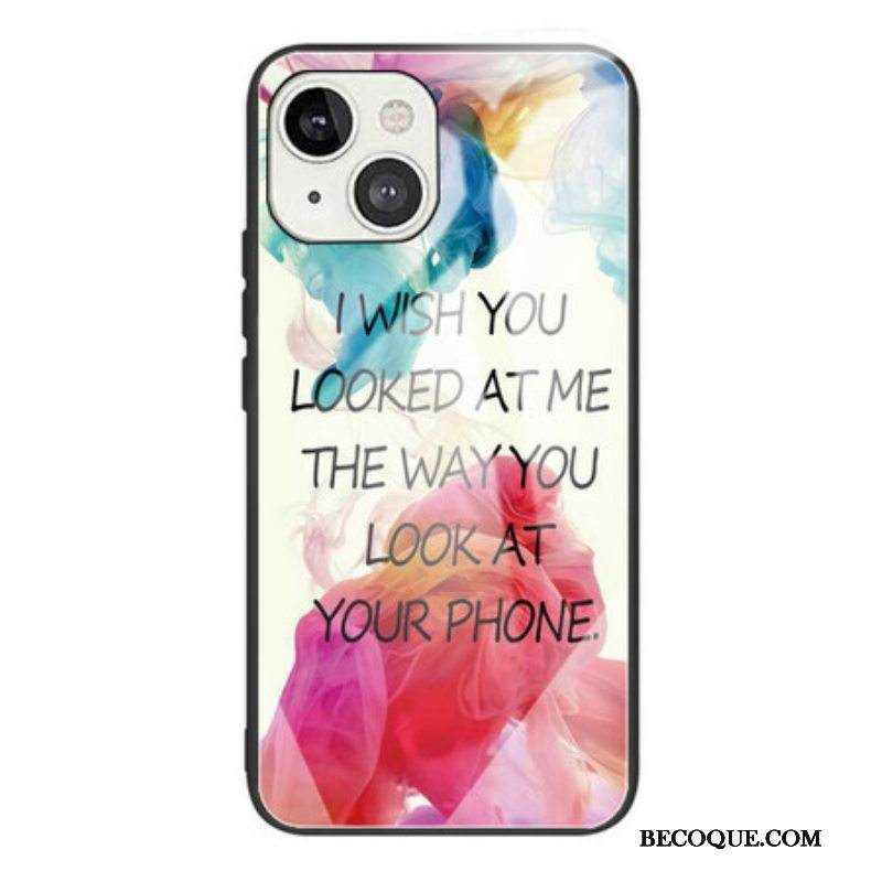 Kuori iPhone 13 Mini Karkaistu Lasi Toivon