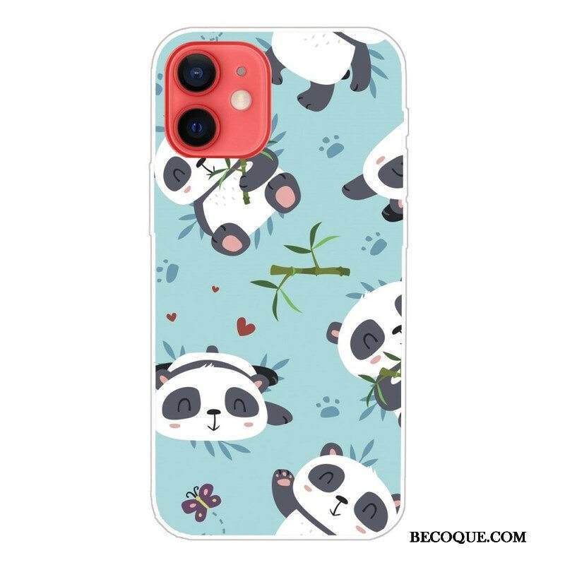 Kuori iPhone 13 Mini Pandajoukko