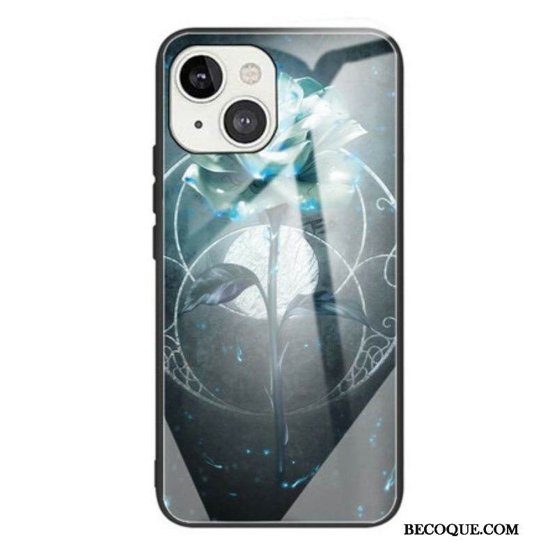 Kuori iPhone 13 Mini Ruusunvihreä Karkaistu Lasi