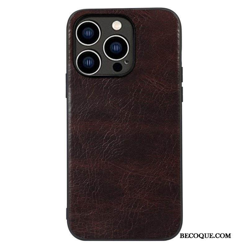 Kuori iPhone 14 Pro Aito Nahka