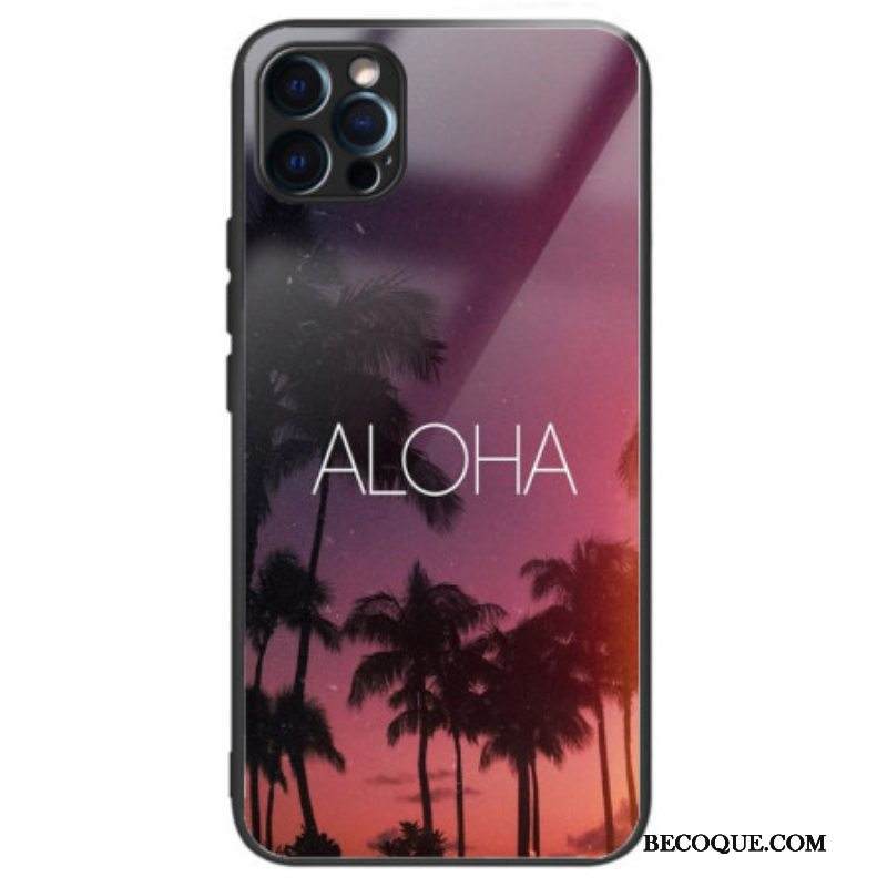 Kuori iPhone 14 Pro Aloha Karkaistu Lasi