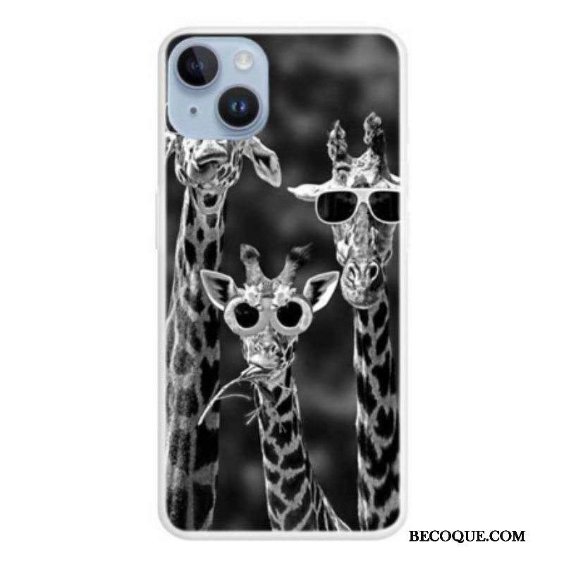 Kuori iPhone 15 Plus Kirahvit Incognito