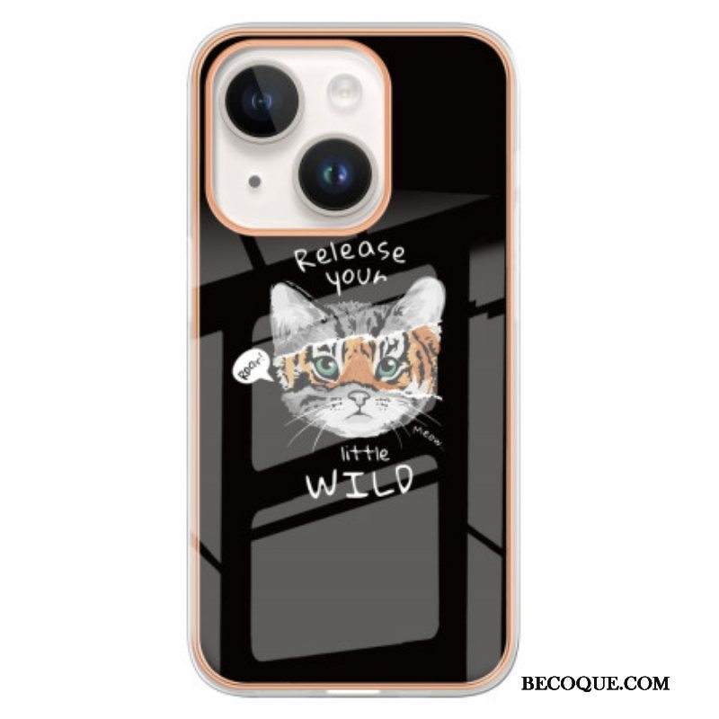 Kuori iPhone 15 Plus Kissa / Tiikeri