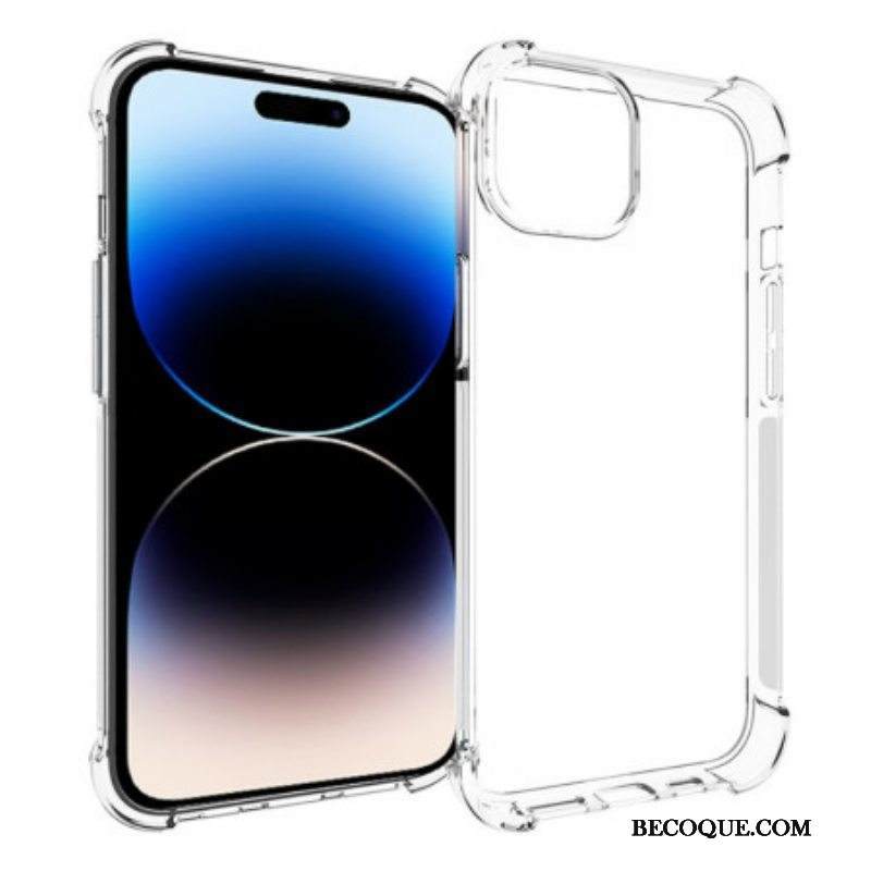 Kuori iPhone 15 Plus Läpinäkyvät Vahvistetut Kulmat