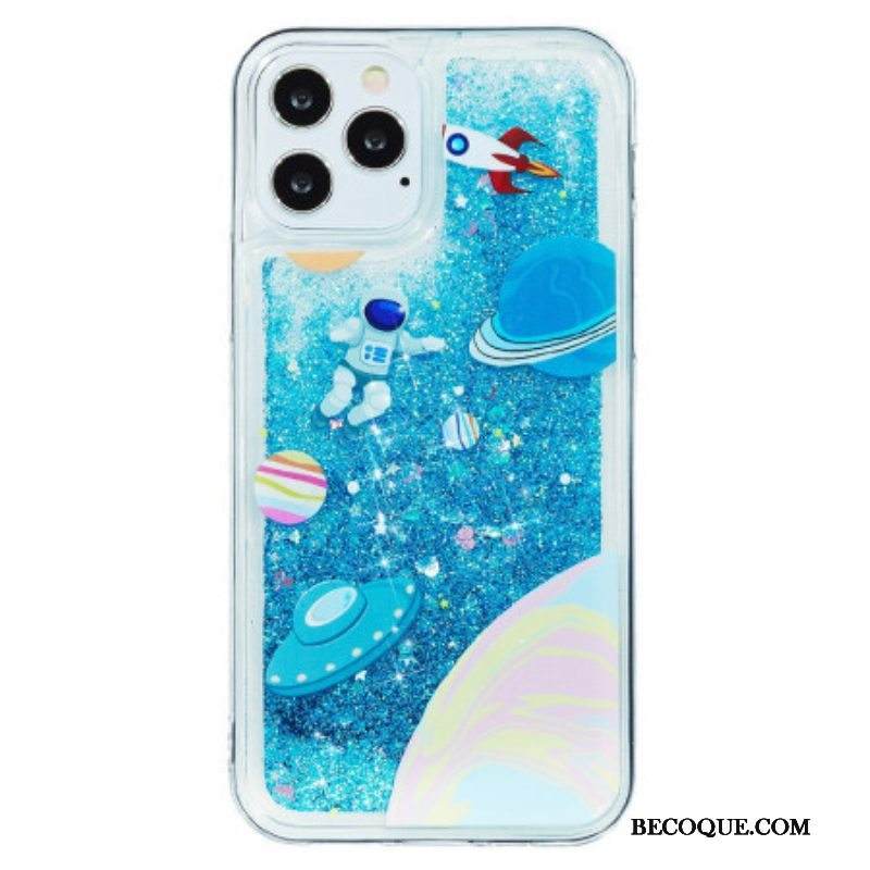 Kuori iPhone 15 Pro Max Space Glitter