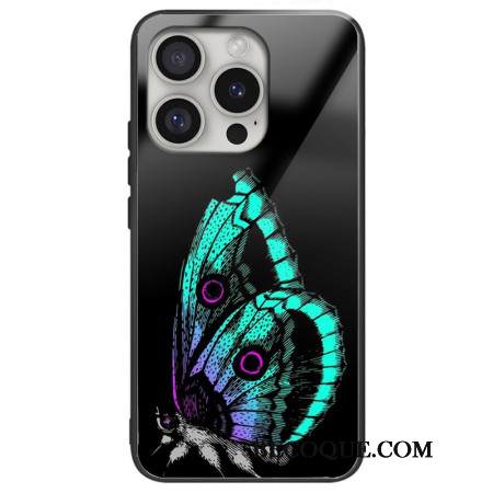 Kuori iPhone 16 Pro Green Butterfly Karkaistu Lasi Kuori iPhone 16 Pro Green Butterfly Karkaistu Lasi