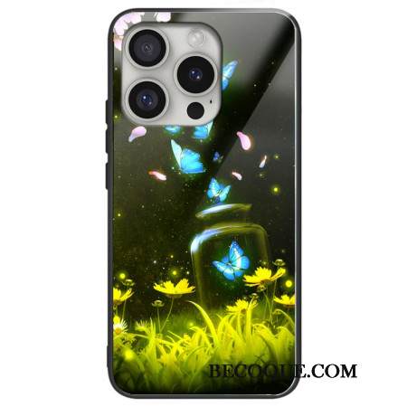 Kuori iPhone 16 Pro Karkaistu Lasi Perhosia Pullossa Kuori iPhone 16 Pro Karkaistu Lasi Perhosia Pullossa