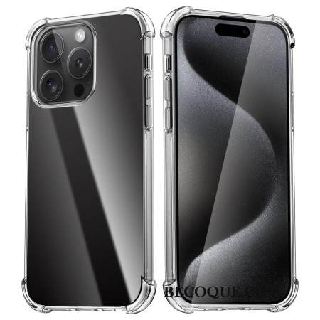 Kuori iPhone 16 Pro Läpinäkyvä Iskunkestävä Kuori iPhone 16 Pro Läpinäkyvä Iskunkestävä